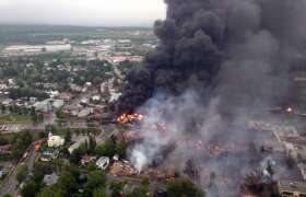 News Quebec Up In Flames: Train Explosion Levels Part of Town for College Students