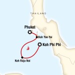 University of Iowa Student Travel Sailing Thailand - Koh Phi Phi to Phuket for University of Iowa Students in Iowa City, IA