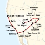 SOCC Student Travel Canyon Country & Coasts – Las Vegas to San Francisco for Southwestern Oregon Community College Students in Coos Bay, OR