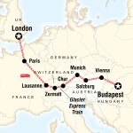Centenary Student Travel Europe by Rail with the Glacier Express for Centenary College Students in Hackettstown, NJ