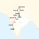KUMC Student Travel Northern India & Rajasthan to Goa by Rail for University of Kansas Medical Center Students in Kansas City, KS