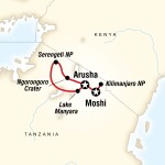 Akron Student Travel Kilimanjaro - Marangu Route & Serengeti Adventure for University of Akron Students in Akron, OH