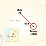 UNE Student Travel Local Living Ecuador—Amazon Jungle for University of New England Students in Biddeford, ME