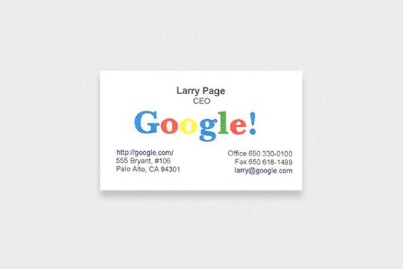 creating a business card