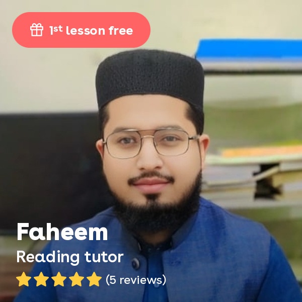 Faheem A. Tutors College Students