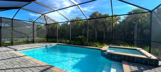 SWFC Housing SEASONAL Furnished Amazing LUXURY SINGLE FAMILY POOL HOME! for Southwest Florida College Students in Fort Myers, FL