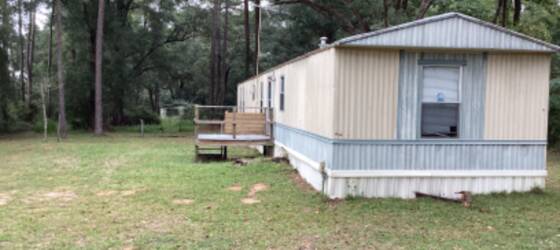 Thomas University Housing Three bedroom two bath single wide in rural area for Thomas University Students in Thomasville, GA